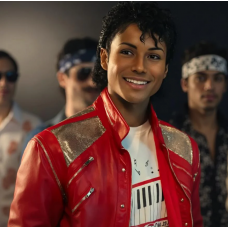 Michael 2026 Jaafar Jackson Leather Jacket